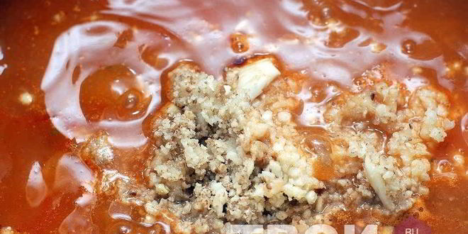 Рецепт супа харчо с соусом ткемали