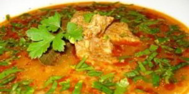 Рецепт супа харчо с томатной пастой