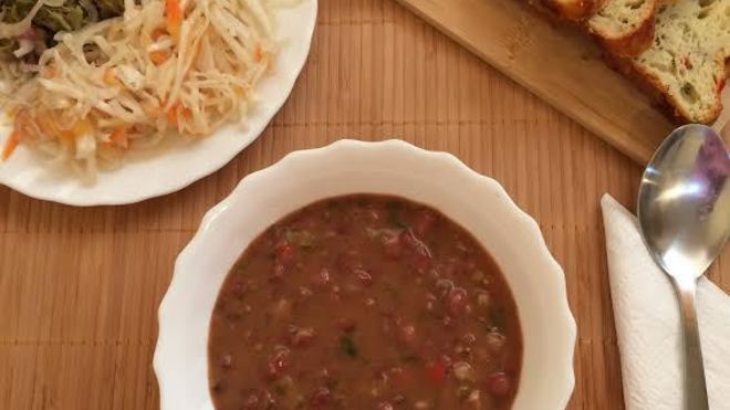 Рецепт супа лобио из красной фасоли