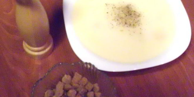 Рецепт белого супа-пюре по-баварски