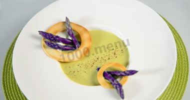 Рецепт Французского супа-пюре из спаржи по-аржантейски