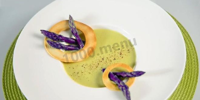 Рецепт Французского супа-пюре из спаржи по-аржантейски