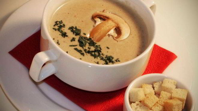 Рецепт грибного супа-пюре