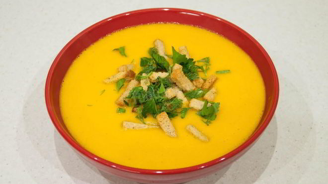 Рецепт морковного супа-пюре постного