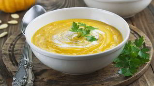 Рецепт Нежного супа-пюре из тыквы