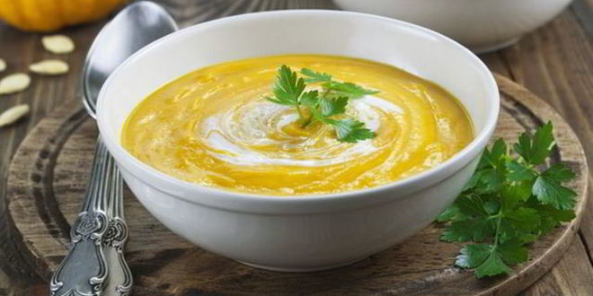 Рецепт Нежного супа-пюре из тыквы