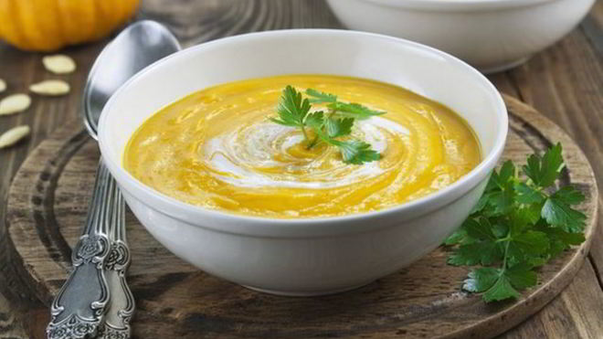 Рецепт нежного супа-пюре из тыквы