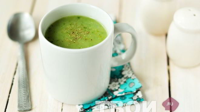 Рецепт овощного супа-пюре с базиликом