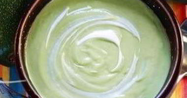 Рецепт Супа-пюре из авокадо с кабачком