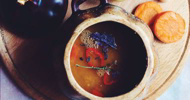 Рецепт Супа-пюре из чечевицы со сладким перцем