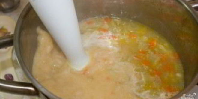 Рецепт супа-пюре из фасоли