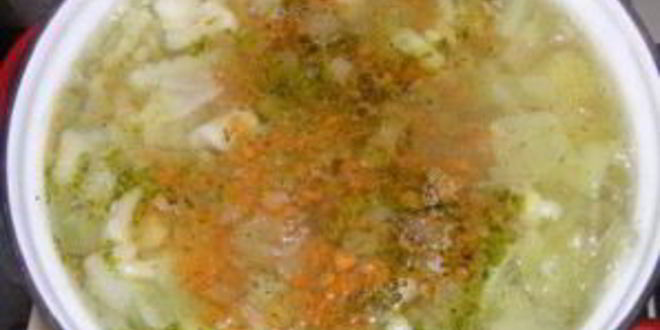 Рецепт супа-пюре из капусты