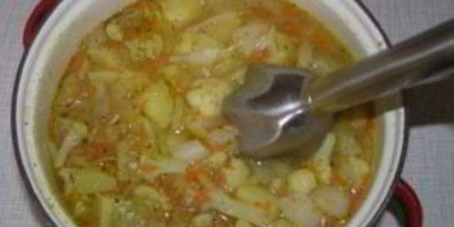 Рецепт супа-пюре из капусты