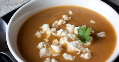 Рецепт Супа-пюре из печеных баклажанов