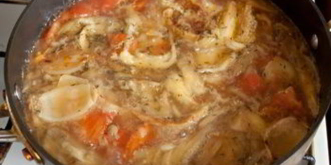 Рецепт супа-пюре из печеных баклажанов