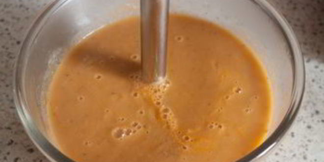 Рецепт супа-пюре из печеных баклажанов