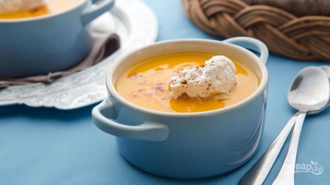 Рецепт супа-пюре из тыквы