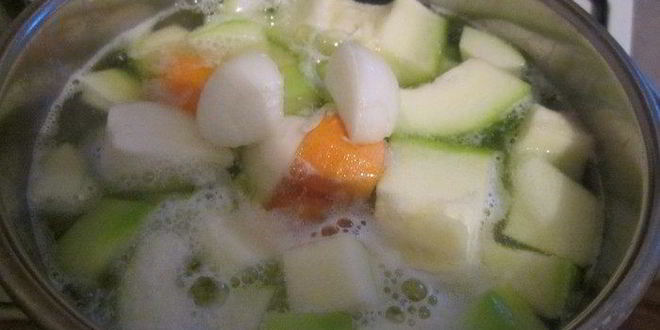 Рецепт супа-пюре с кабачками