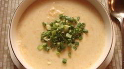 Рецепт Супа-пюре с креветками и картофелем