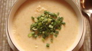 Рецепт Супа-пюре с креветками и картофелем