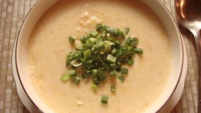 Рецепт супа-пюре с креветками и картофелем