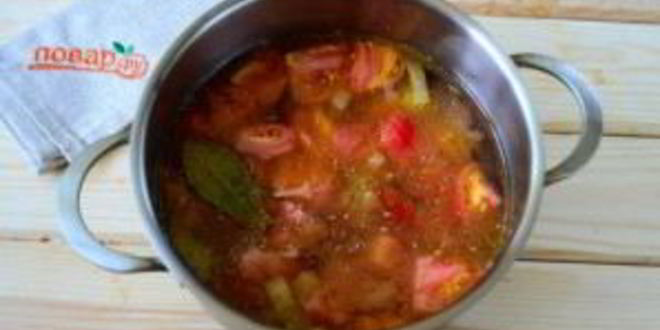 Рецепт томатного супа-пюре красная жара