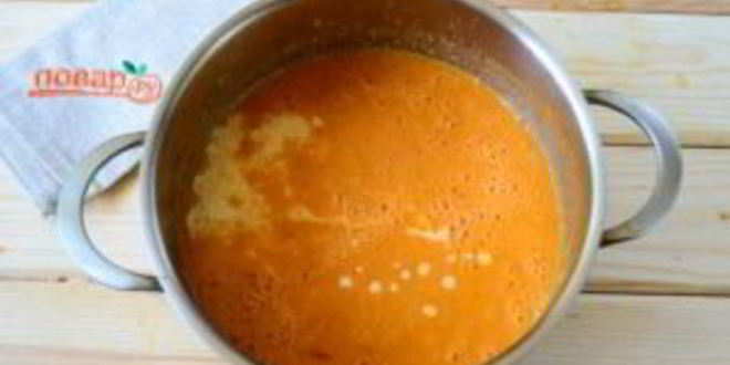 Рецепт томатного супа-пюре красная жара