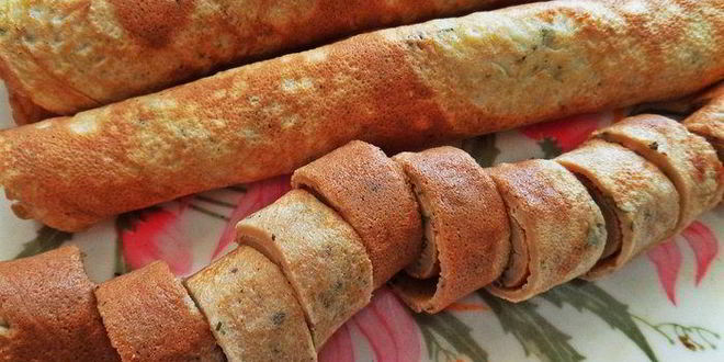 Рецепт супа с фрикадельками и блинными роллами