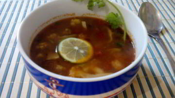 Рецепт Супа с цветной капустой и морепродуктами