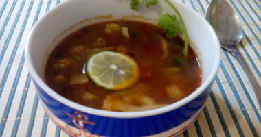 Рецепт Супа с цветной капустой и морепродуктами