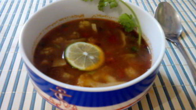 Рецепт супа с цветной капустой и морепродуктами