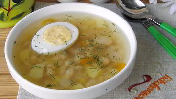 Рецепты супа с яйцом
