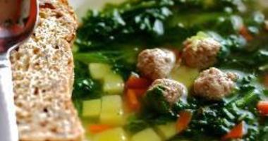 Рецепт Супа со шпинатом и фрикадельками