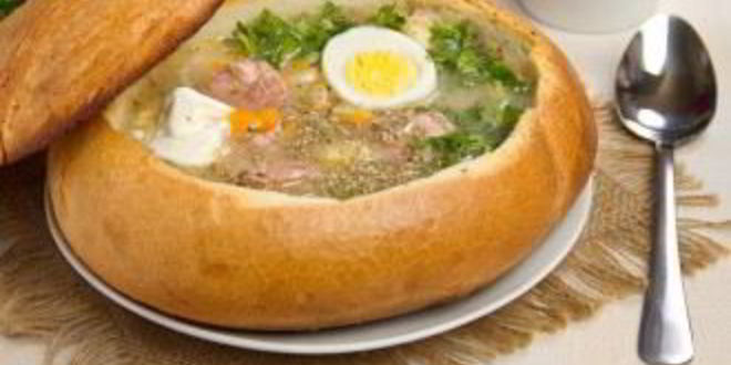 Рецепт супа в хлебе по-польски