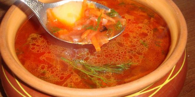 Рецепт горячего свекольника