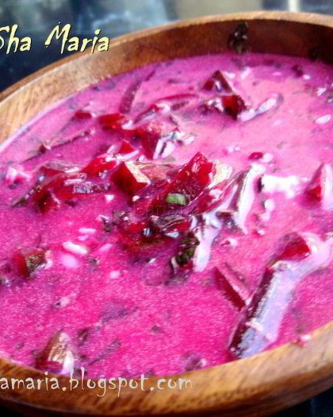 Рецепт холодного свекольника