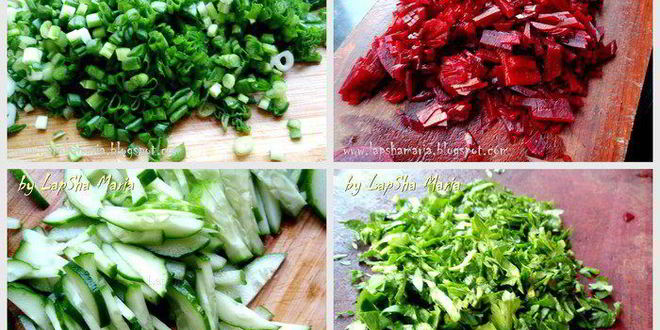 Рецепт холодного свекольника