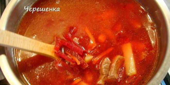 Рецепт свекольника для детей