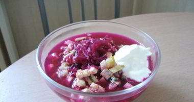 Рецепт Свекольника из маринованной свеклы