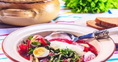 Рецепт Свекольника холодного с ботвой