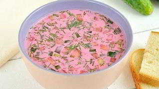 Рецепт Свекольника холодного с мясом