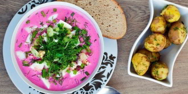 Рецепт Свекольника классического с квасом