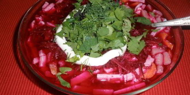 Рецепт Свекольника классического с мясом