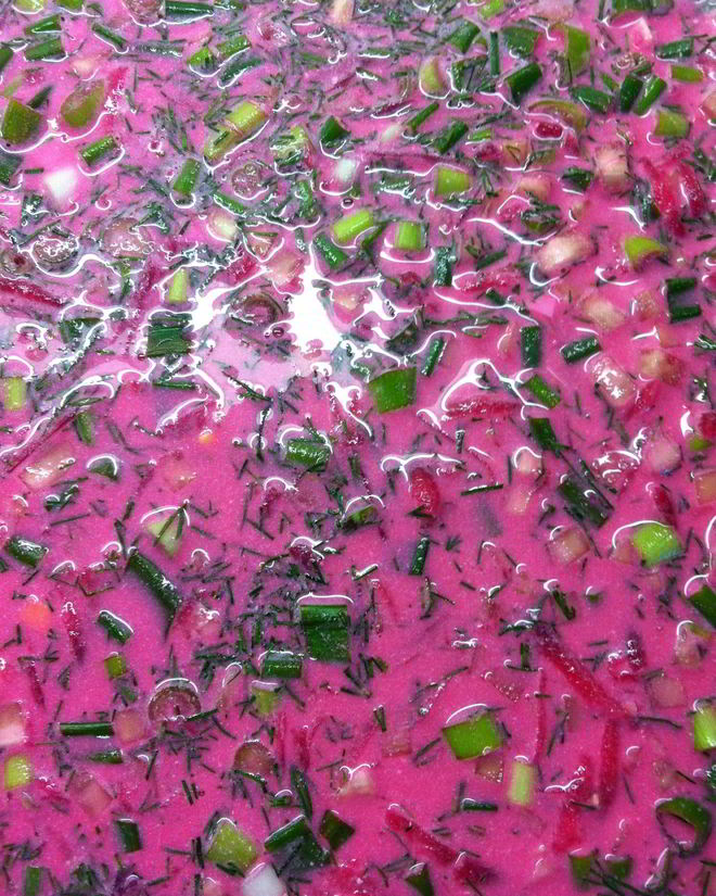 Рецепт свекольника летнего