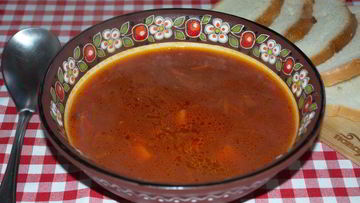 Рецепт Свекольника на курином бульоне