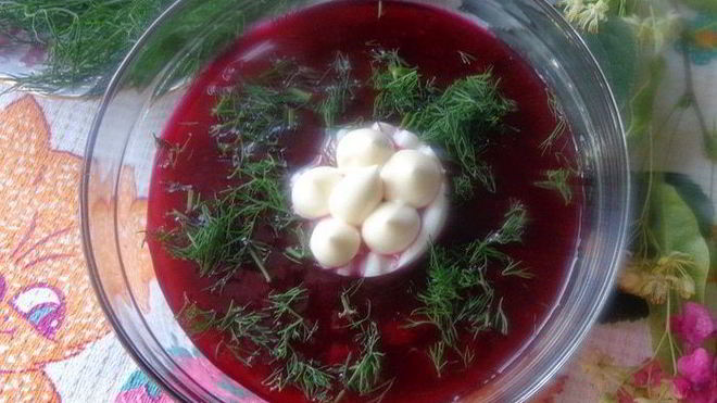 Рецепт свекольника с базиликом