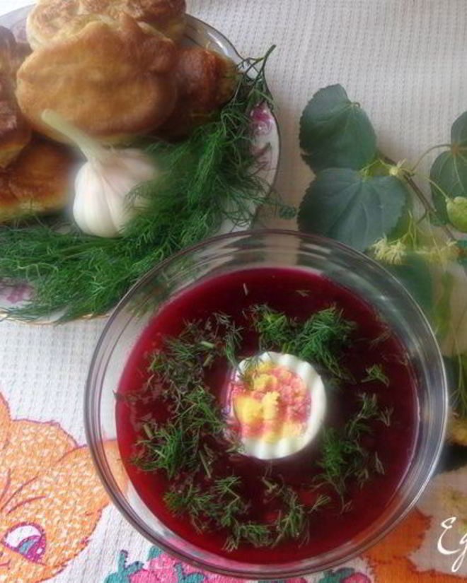Рецепт свекольника с базиликом