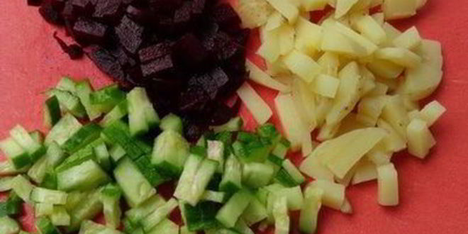 Рецепт свекольника с базиликом