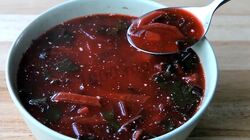 Рецепт Свекольника с ботвой и курой