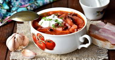 Рецепт Свекольника с фасолью